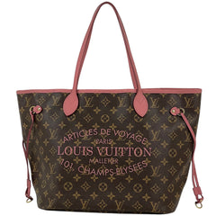 ルイ・ヴィトン ネヴァーフル MM イカットフラワー 肩掛け トートバッグ モノグラム ブラウン ローズヴェルール(ピンク) M40939 レディース ブランドバッグ・小物 【中古】brbag