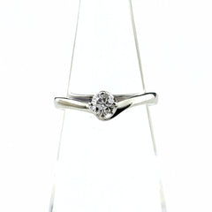 ヨンドシー ダイヤモンド デザインリング リング 6.5号 Pt1000 ダイヤモンド レディース ブランドジュエリー 【中古】brjwl