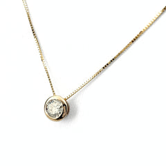 ダイヤモンド デザインネックレス ネックレス K18 ダイヤモンド レディース ノンブランドジュエリー 【中古】nbjwl