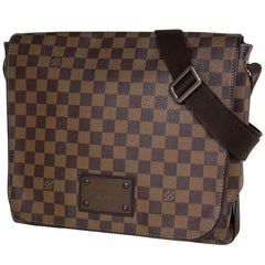 ルイ・ヴィトン ブルックリンMM ショルダーバッグ ダミエ N51211 レディース ブランドバッグ・小物 【中古】brbag