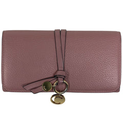 クロエ アルファベット フラップ ロングウォレット 長財布 レザー レディース ブランドバッグ・小物 【中古】brbag