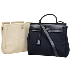 エルメス エールバッグPM ハンドバッグ トワルオフィシエ □D レディース ブランドバッグ・小物 【中古】brbag