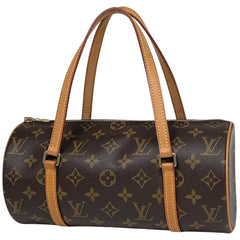 ルイ・ヴィトン パピヨン 26 バレルバッグ 筒型 旧型 ハンドバッグ モノグラム ブラウン M51386 レディース ブランドバッグ・小物 【中古】brbag