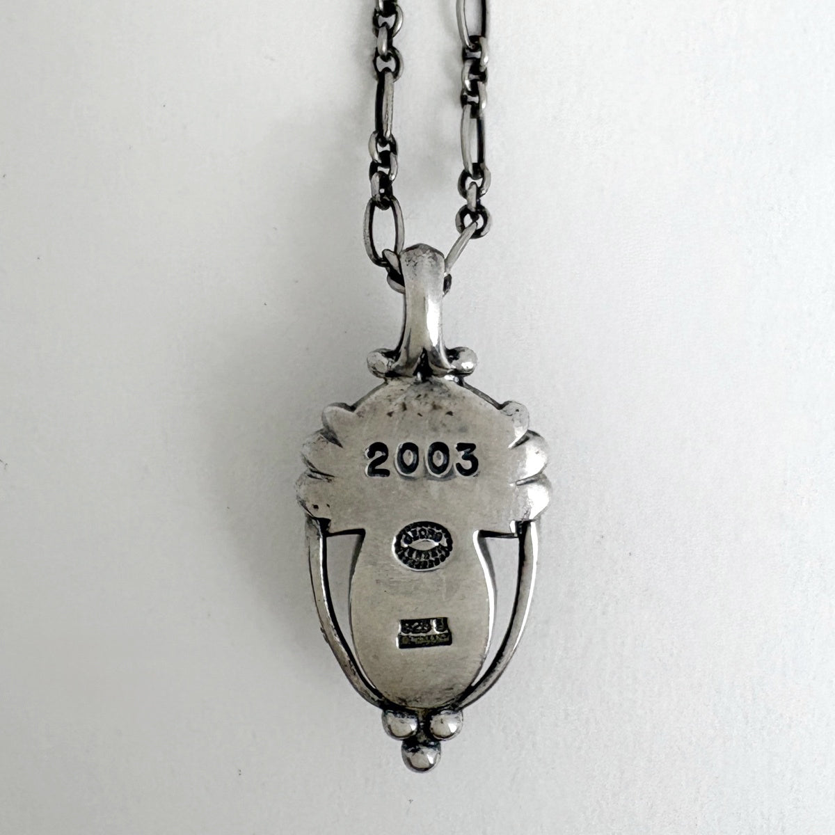 ジョージジェンセン フラワーモチーフ ネックレス シルバー925
