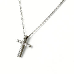 スタージュエリー クロスモチーフ ネックレス ネックレス 750 ダイヤモンド レディース ブランドジュエリー 【中古】brjwl