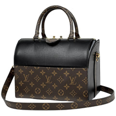 ルイ・ヴィトン スピーディ ドクター 25 2WAY ショルダーバッグ ハンドバッグ レザー ブラック ブラウン M51468 レディース ブランドバッグ・小物 【中古】brbag