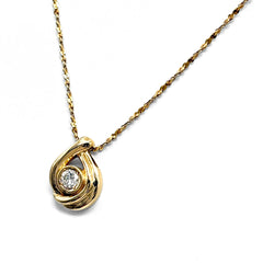 メレダイヤ デザインネックレス ネックレス K18 ダイヤモンド レディース ノンブランドジュエリー 【中古】nbjwl