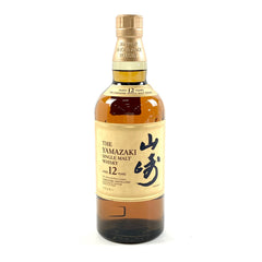 サントリー 山崎 12年 シングルモルト 旧 700ml 国産ウイスキー 酒 【古酒】liqbb【東京都内限定お届け】