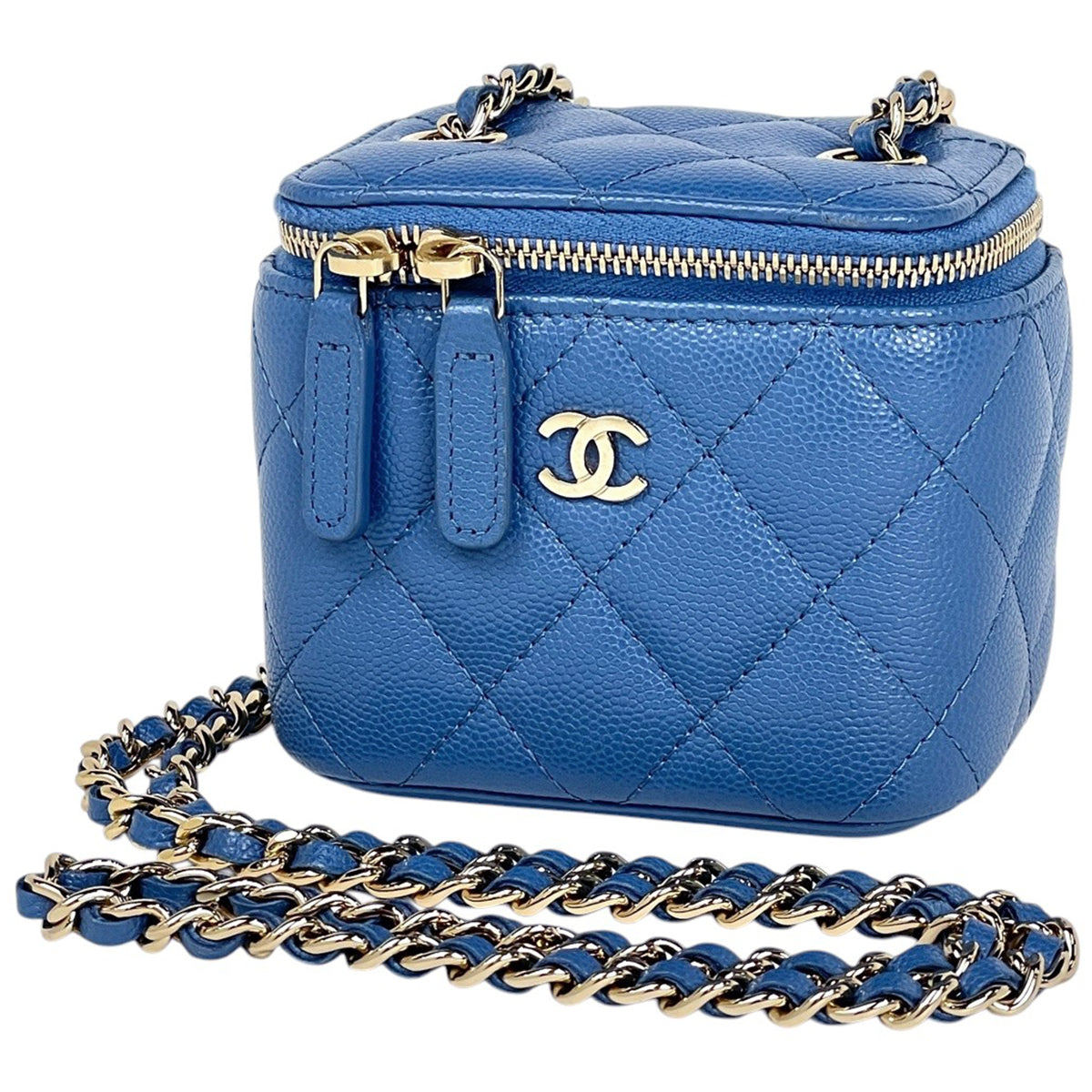 シャネル ココマーク チェーン ショルダーバッグ マトラッセ バニティ