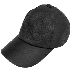 ルイ・ヴィトン キャスケット モノグラム ベースボールキャップ 帽子 キャップ 牛革 ブラック メンズ ブランドアパレル 【中古】brapp