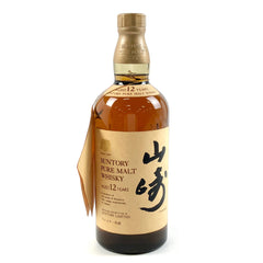 サントリー 山崎 12年 ピュアモルト 特級 760ml 国産ウイスキー 酒 【古酒】liqbb【東京都内限定お届け】