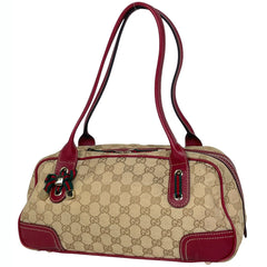 グッチ プリンシー ショルダーバッグ GG柄 ショルダーバッグ GGキャンバス ベージュ レッド 161720 レディース ブランドバッグ・小物 【中古】brbag