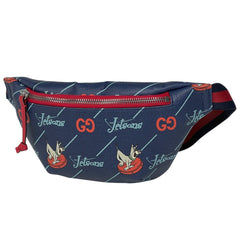 グッチ ジェットソンズ ボディバッグ GG チルドレンズ ドッグ柄 ウエストバッグ ボディバッグ コーティングキャンバス ブルー レッド 502095 レディース ブランドバッグ・小物 【中古】brbag