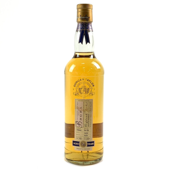 ダンカンテイラー DUNCAN TAYLOR ブローラ 26年 1981-2007 700ml