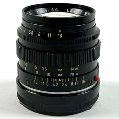 ライカ LEICA SUMMILUX 50mm F1.4 ズミルックス 第2世代 ブラック Mマウント レンジファインダーカメラ用レンズ カメラ 【中古】cambb