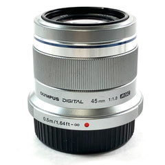 オリンパス OLYMPUS M.ZUIKO DIGITAL 45mm F1.8 シルバー 一眼カメラ用レンズ（オートフォーカス） カメラ 【中古】cambb