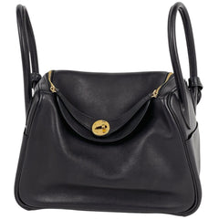 エルメス リンディ26 ショルダーバッグ ハンドバッグ スイフト ブラック C レディース ブランドバッグ・小物 【中古】brbag