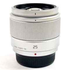パナソニック Panasonic LUMIX G 25mm F1.7 ASPH. H-H025-S シルバー 一眼カメラ用レンズ（オートフォーカス） カメラ 【中古】cambb