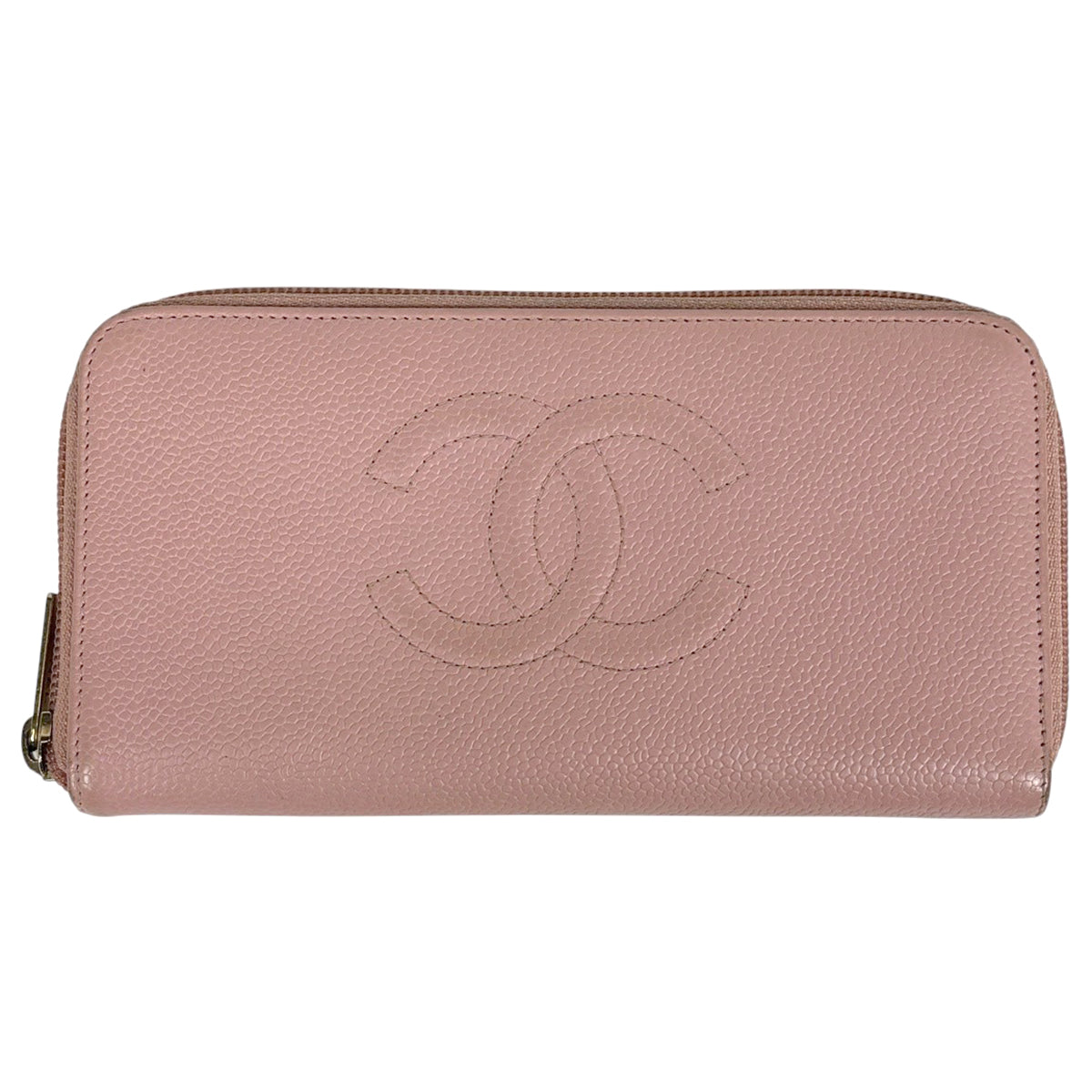 シャネル ココマーク ラウンドファスナー長財布 CC ラウンドジップ 長