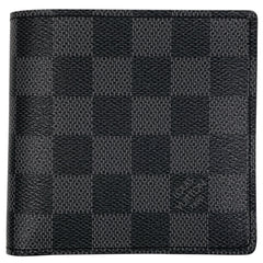 ルイ・ヴィトン ポルトフォイユ マルコ 二つ折り財布 ダミエグラフィット N62664 メンズ ブランドバッグ・小物 【中古】brbag