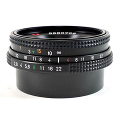 コンタックス CONTAX Tessar T* 45mm F2.8 AEJ テッサー 一眼カメラ用レンズ（マニュアルフォーカス） カメラ 【中古】cambb