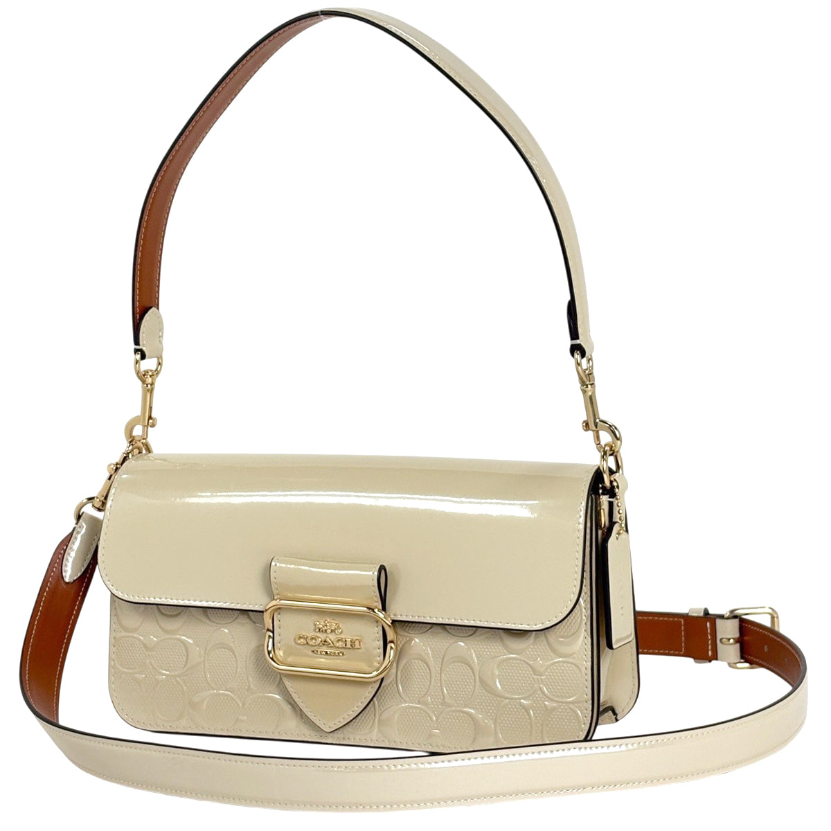 コーチ シグネチャー ハンドバッグ 2WAY ショルダーバッグ モーガン