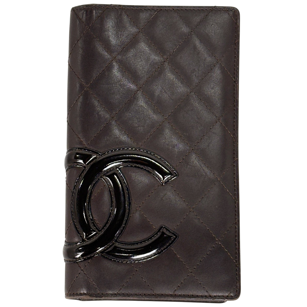シャネル カンボンライン 二つ折り長財布 ココマーク 長財布 レザー