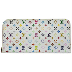 ルイ・ヴィトン ポルトフォイユ アンソリット 長財布 2つ折り 長財布 モノグラムマルチカラー ブロン(ホワイト) M93753 レディース ブランドバッグ・小物 【中古】brbag