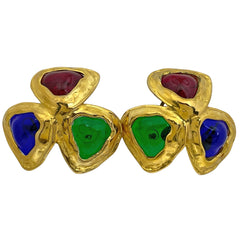 シャネル カラーストーン イヤリング GP レディース ブランドアクセサリー 【中古】bracc