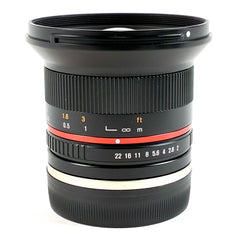 サムヤン SAMYANG 12mm F2.0 NCS CS (ソニーE/APS-C用) ブラック 一眼カメラ用レンズ（マニュアルフォーカス） カメラ 【中古】cambb