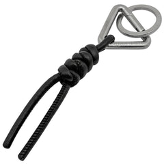 ボッテガヴェネタ トライアングル キーリング ロゴ キーホルダー レザー ブラック 651052 メンズ ブランドバッグ・小物 【中古】brbag