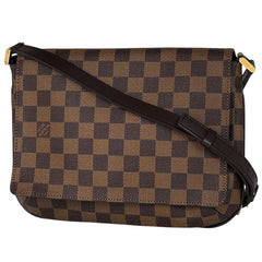 ルイ・ヴィトン ミュゼット タンゴ ロング 斜め掛け ショルダーバッグ ダミエ ブラウン N51301 レディース ブランドバッグ・小物 【中古】brbag
