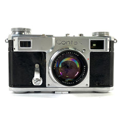ツァイス・イコン Contax II + Sonnar 50mm F1.5 フィルム レンジファインダーカメラ カメラ 【中古】cambb