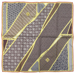 エルメス プチカレ CARRE EN CRAVATES スカーフ スカーフ シルク レディース ブランドバッグ・小物 【中古】brbag