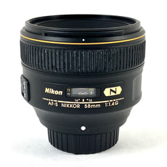 ニコン Nikon AF-S NIKKOR 58mm F1.4G 一眼カメラ用レンズ（オートフォーカス） カメラ 【中古】cambb
