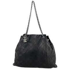 シャネル ココマーク チェーン ショルダーバッグ マトラッセ ショルダーバッグ レザー ネイビー レディース ブランドバッグ・小物 【中古】brbag