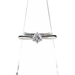 ヨンドシー ダイヤモンド デザインリング リング 10号 Pt950 ダイヤモンド レディース ブランドジュエリー 【中古】brjwl