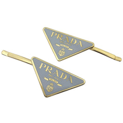 プラダ ロゴプレート ヘアピン ヘアピン GP レディース ブランドアクセサリー 【中古】bracc