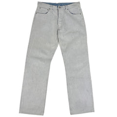 メゾン マルジェラ ペイント デニム ストレート デニムパンツ ボトムス パンツ 綿 ホワイト メンズ ブランドアパレル 【中古】brapp