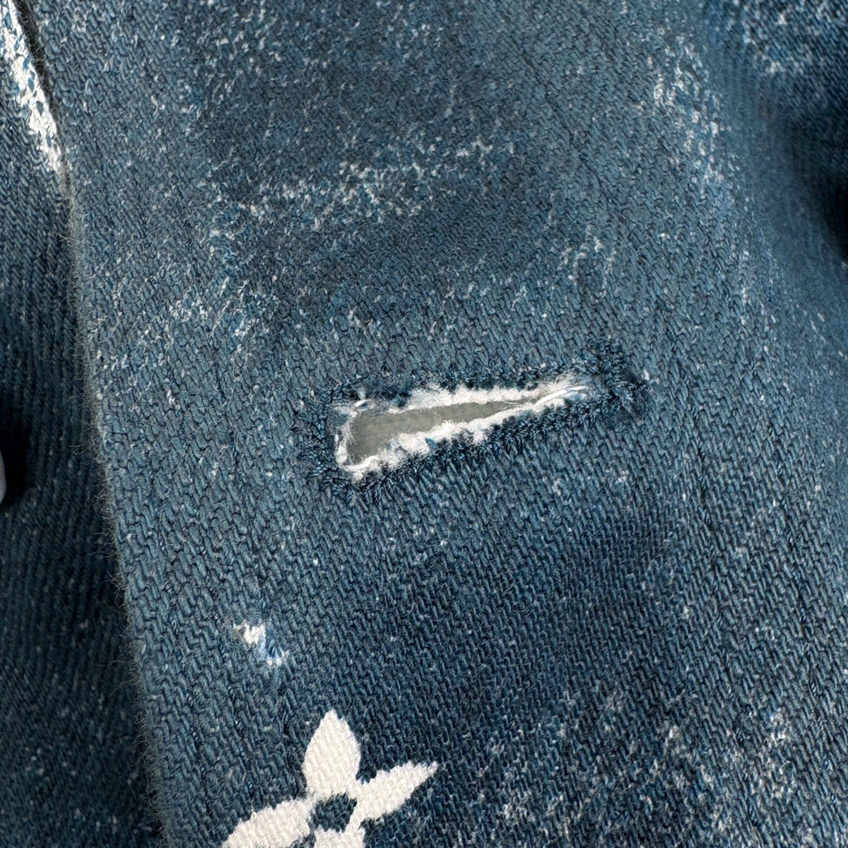 ルイ・ヴィトン デニムジャケット モノグラム Gジャン ロゴボタン