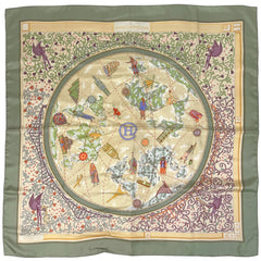 エルメス カレ90 www.hermes.com スカーフ シルク レディース ブランドバッグ・小物 【中古】brbag