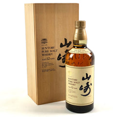 サントリー 山崎 12年 ピュアモルト 金花 750ml 国産ウイスキー 酒 【古酒】liqbb【東京都内限定お届け】