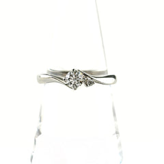 ダイヤモンド デザインリング リング 16.5号 Pt950 ダイヤモンド レディース ブランドジュエリー 【中古】brjwl