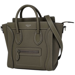 セリーヌ ラゲージ ナノショッパー ハンドバッグ レザー レディース ブランドバッグ・小物 【中古】brbag