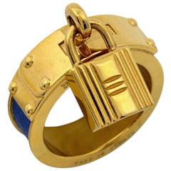 エルメス カデナモチーフ スカーフリング スカーフリング GP レザー レディース ブランドバッグ・小物 【中古】brbag