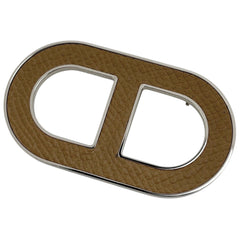 エルメス シェーヌダンクル ブローチ ブローチ メタル レザー レディース ブランドアクセサリー 【中古】bracc