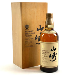 サントリー 山崎 12年 ピュアモルト 金花 750ml 国産ウイスキー 酒 【古酒】liqbb【東京都内限定お届け】
