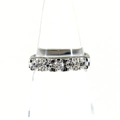 メレダイヤ デザインリング リング 9.5号 Pt900 ダイヤモンド レディース ノンブランドジュエリー 【中古】nbjwl