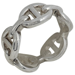 エルメス シェーヌダンクル アンシェネ PM リング 8号 シルバー925 レディース ブランドアクセサリー 【中古】bracc