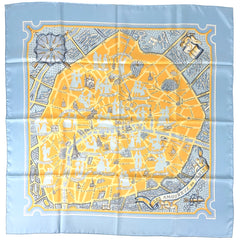 エルメス カレ90 LES AMOUREUX DE PARIS スカーフ シルク レディース ブランドバッグ・小物 【中古】brbag